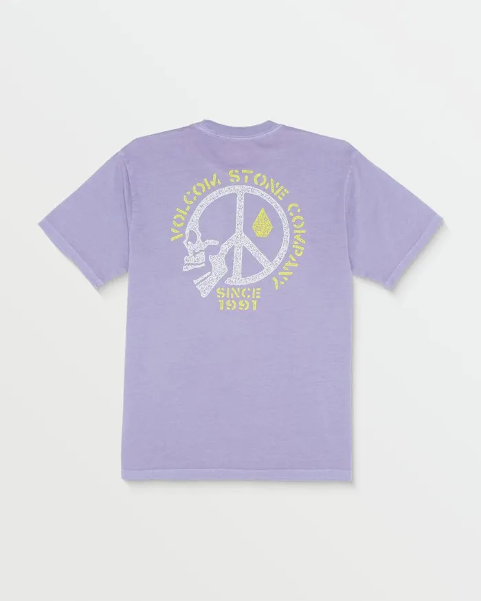 Believe Me Short Sleeve Tee 8211 Sabbath Purple Mens Volcom TShirts and Tanks