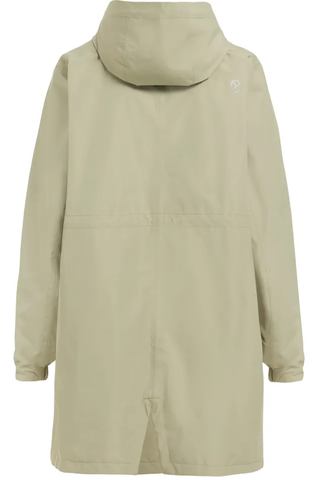 Bella Parka Mistel Green Women Didriksons Spring Jackets