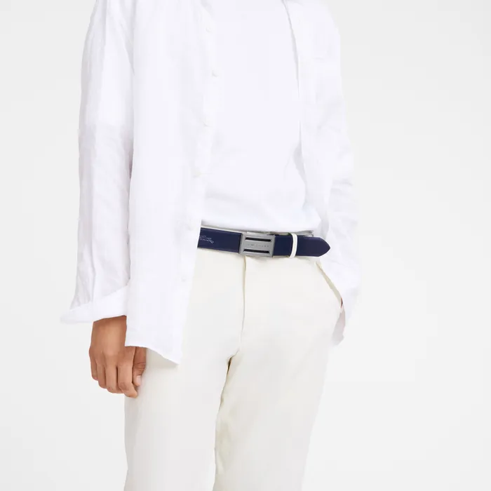 Belts Delta Box BlackNavy Longchamp Men