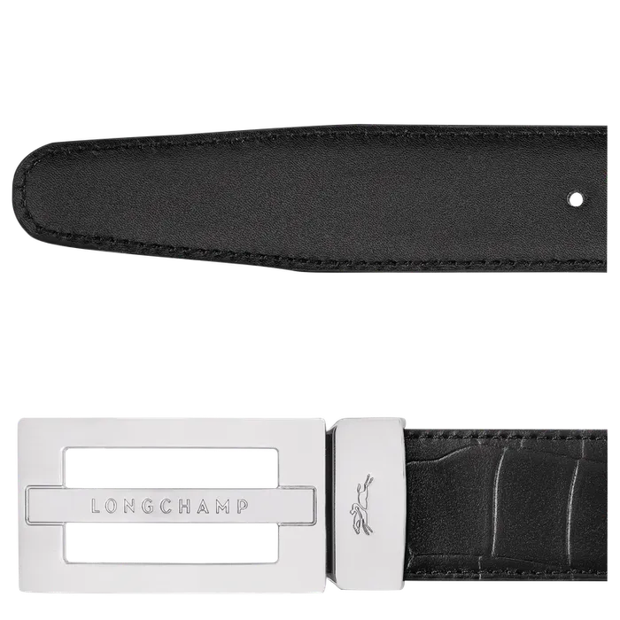 Belts Delta Box Men8217s belt Black Longchamp Men