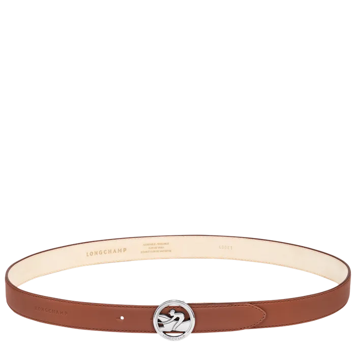 Belts Longchamp Women La Mdaille Longchamp Ladies8217 belt Cognac