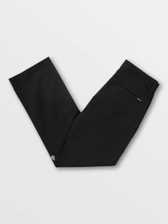 Big Boys Frickin Regular Stretch Chino Pants 8211 Black Kids Volcom Pants