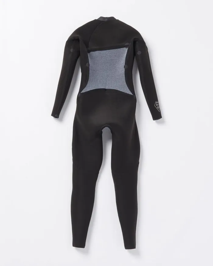 Big Boys Modulator 32mm Chest Zip Long Sleeve Fullsuit 8211 Charcoal Kids Volcom Wetsuits