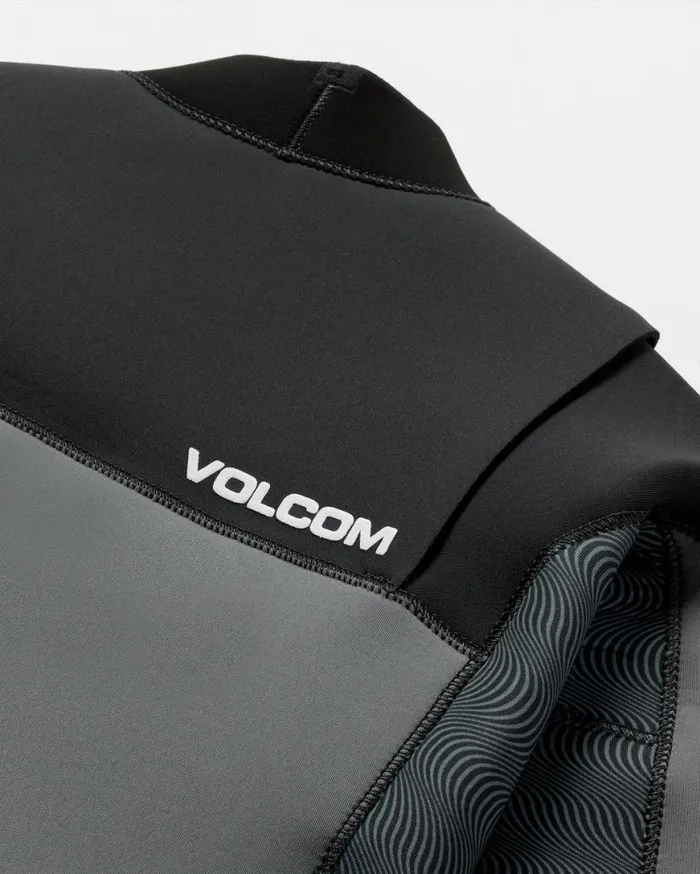 Big Boys Modulator 32mm Chest Zip Long Sleeve Fullsuit 8211 Charcoal Kids Volcom Wetsuits
