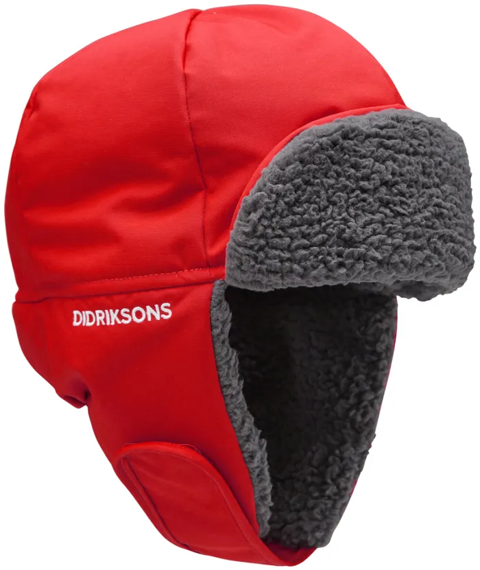 Biggles Kid039s Cap Chili Red Kids Didriksons Hats and Caps