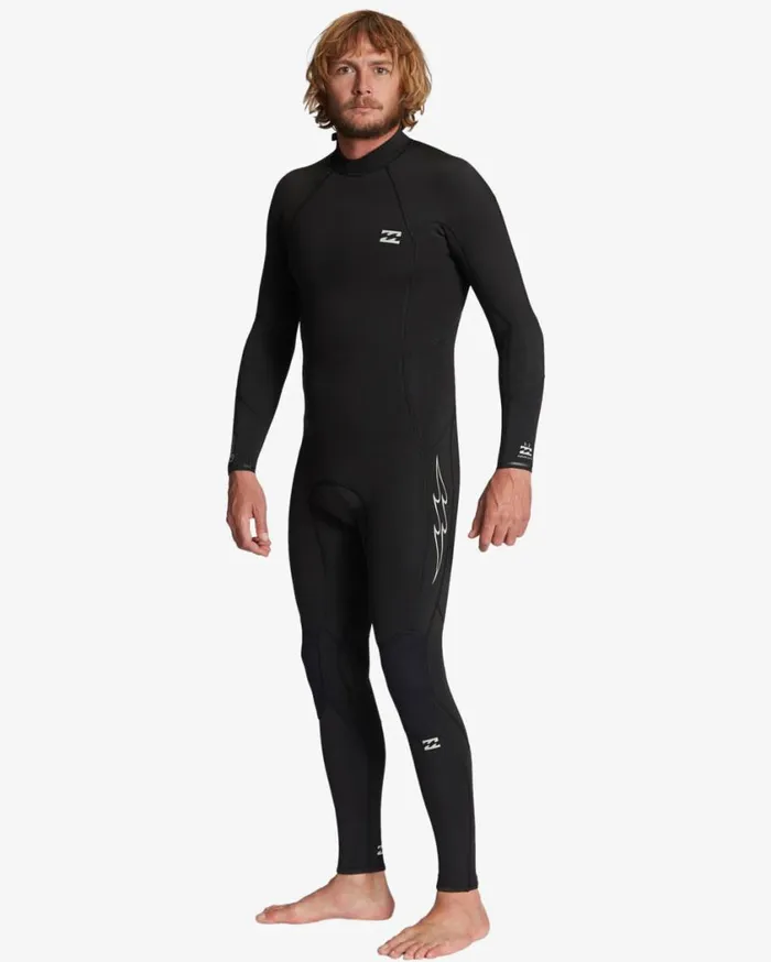 Billabong 32mm Absolute Back Zip Wetsuit Black Mens Wetsuits