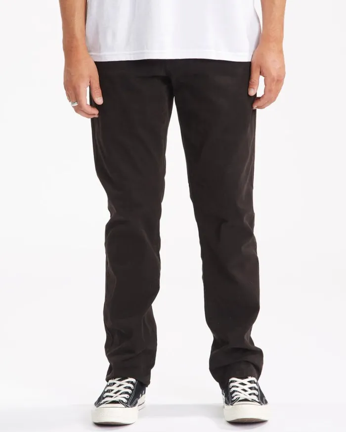 Billabong 73 Chino Pants Black Mens Jeans and Pants