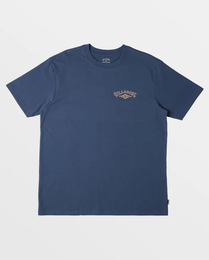 Billabong ADiv Arch TShirt Slate Blue Mens TShirts Billabong ADiv Arch TShirt Slate Blue Mens TShirts