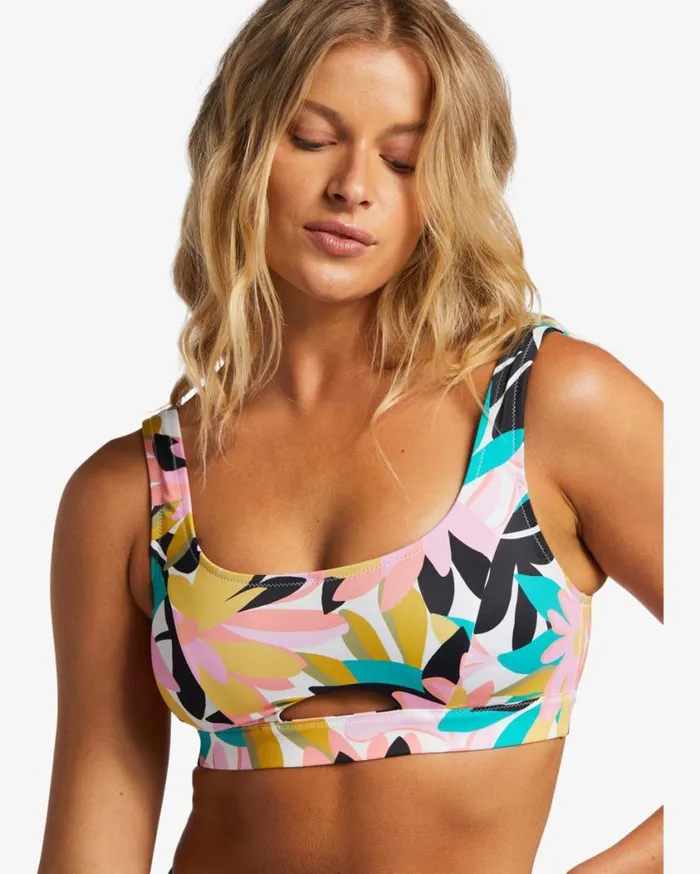 Billabong ADiv Full Tank Upf 50 Bikini Top Black Multi 3 Womens Bikini Tops Billabong ADiv Full Tank Upf 50 Bikini Top Black Multi 3 Womens Bikini Tops