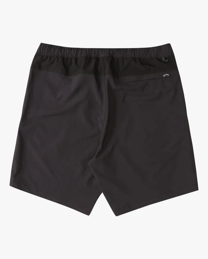 Billabong ADiv Surftrek Elastic Shorts 17034 Black Mens Bottoms