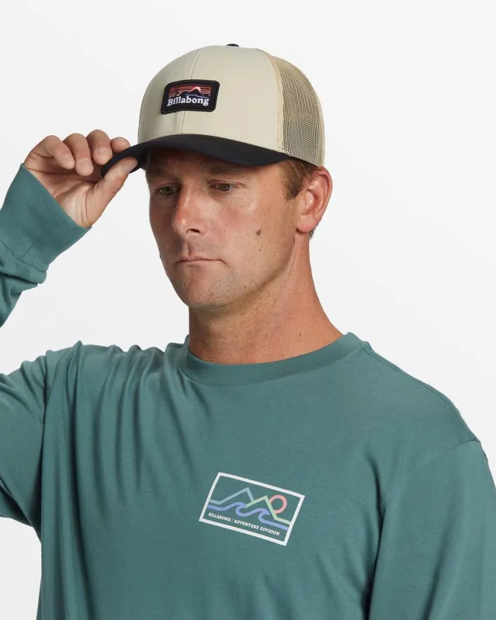 Billabong ADiv Trucker Hat Blacktan Mens Beanies