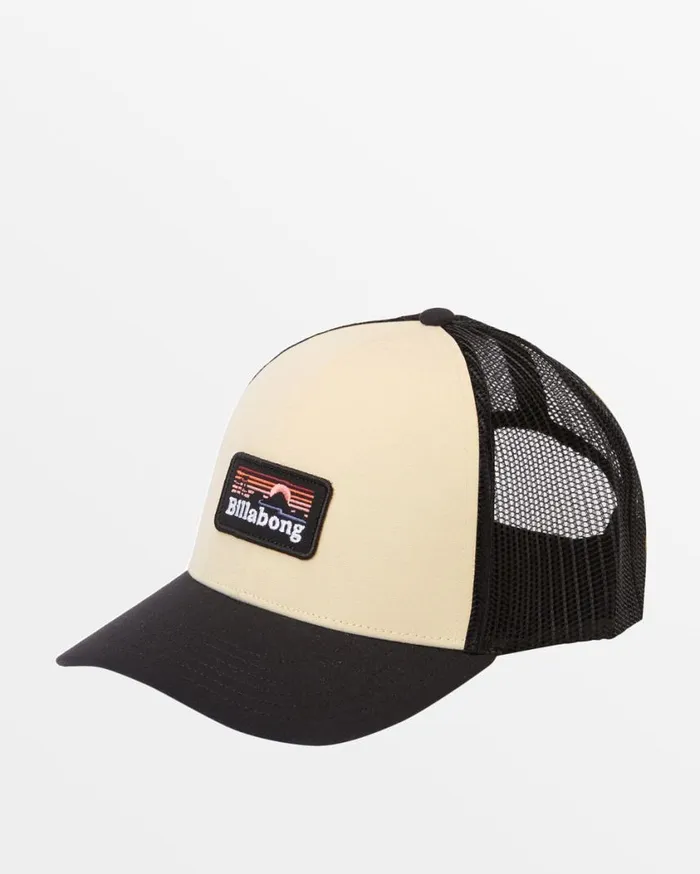 Billabong ADiv Trucker Hat Blacktan Mens Beanies Billabong ADiv Trucker Hat Blacktan Mens Beanies