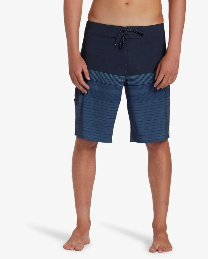 Billabong All Day Heather Stripe Pro 20034 Boardshorts Navy Mens Long Length 18034 8211 21034