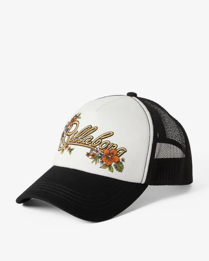 Billabong Aloha Forever Trucker Hat Black Multi 1 Womens Hats and Beanies Billabong Aloha Forever Trucker Hat Black Multi 1 Womens Hats and Beanies