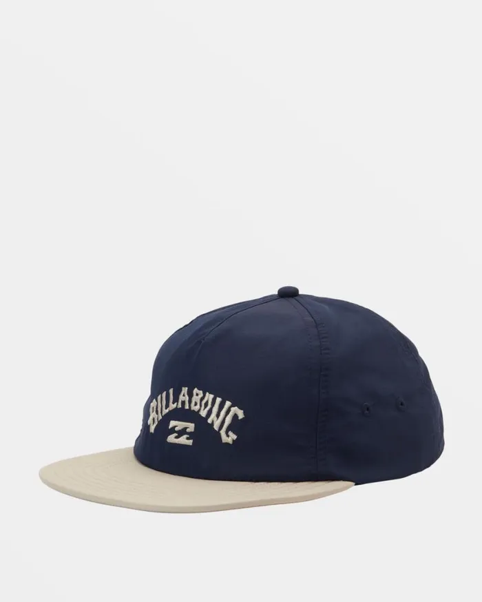 Billabong Arch Team Snapback Hat Navykhaki Mens Beanies