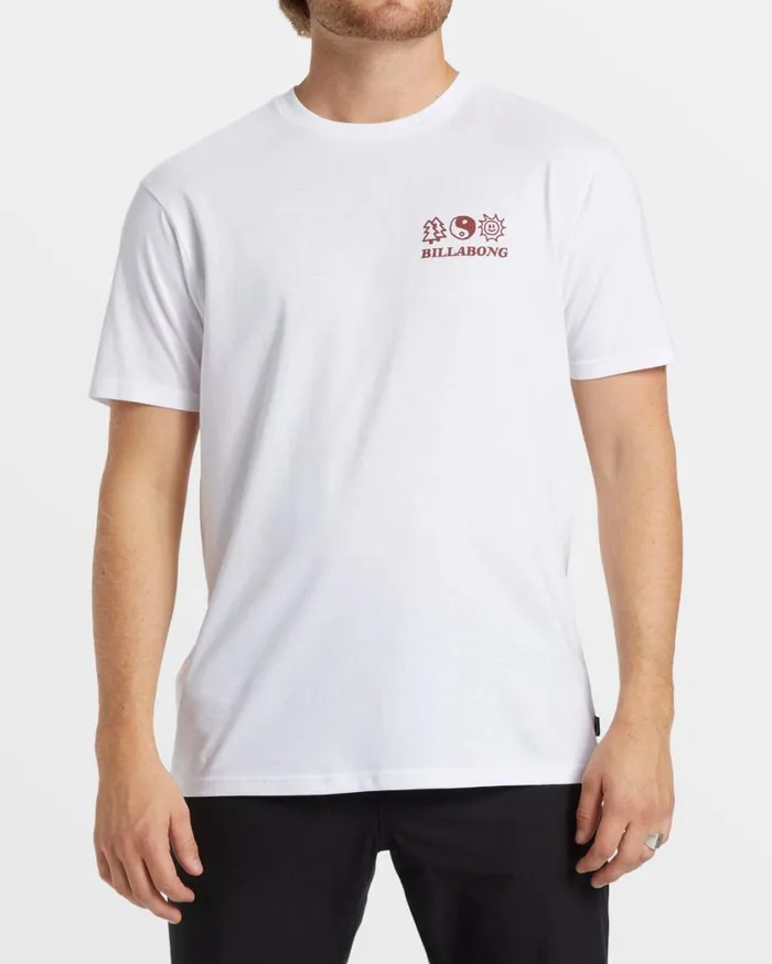 Billabong Balance OG TShirt White Mens TShirts
