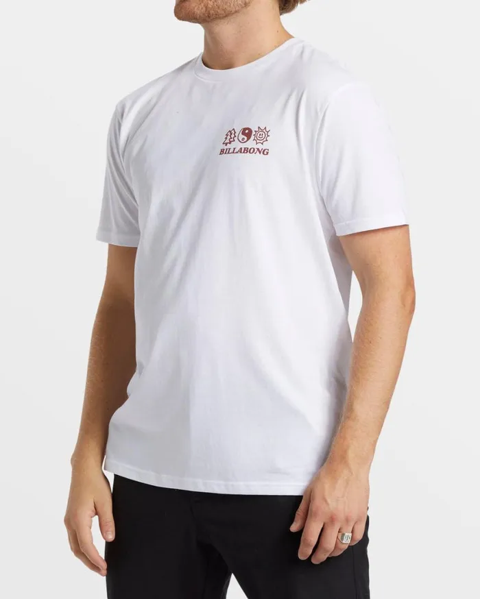 Billabong Balance OG TShirt White Mens TShirts