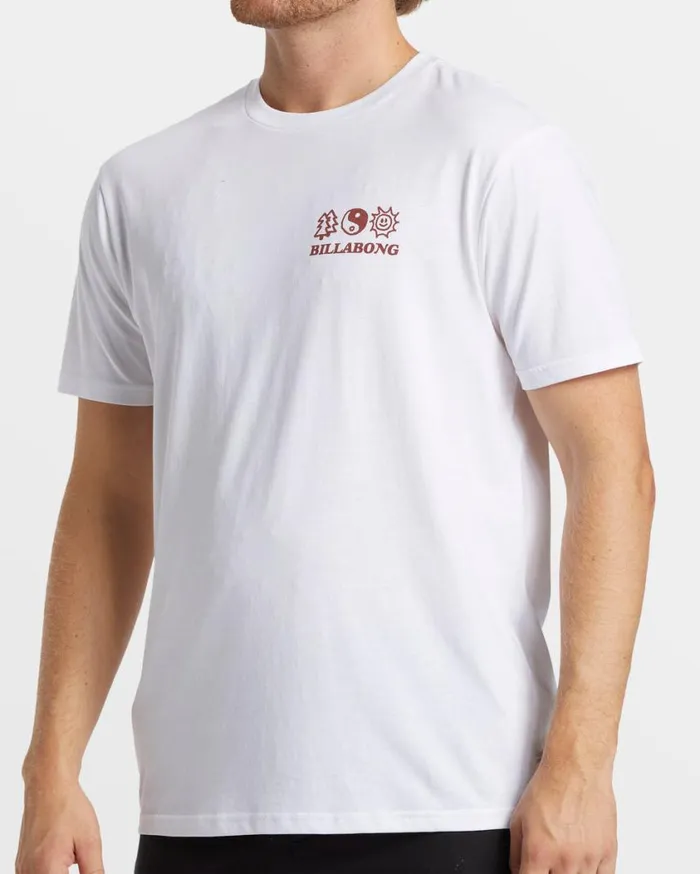 Billabong Balance OG TShirt White Mens TShirts