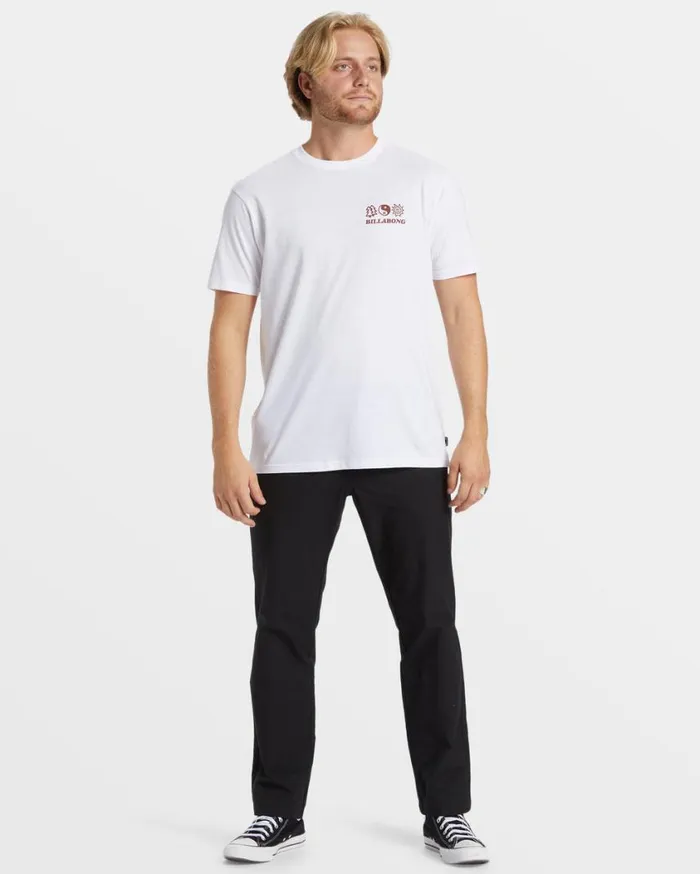 Billabong Balance OG TShirt White Mens TShirts