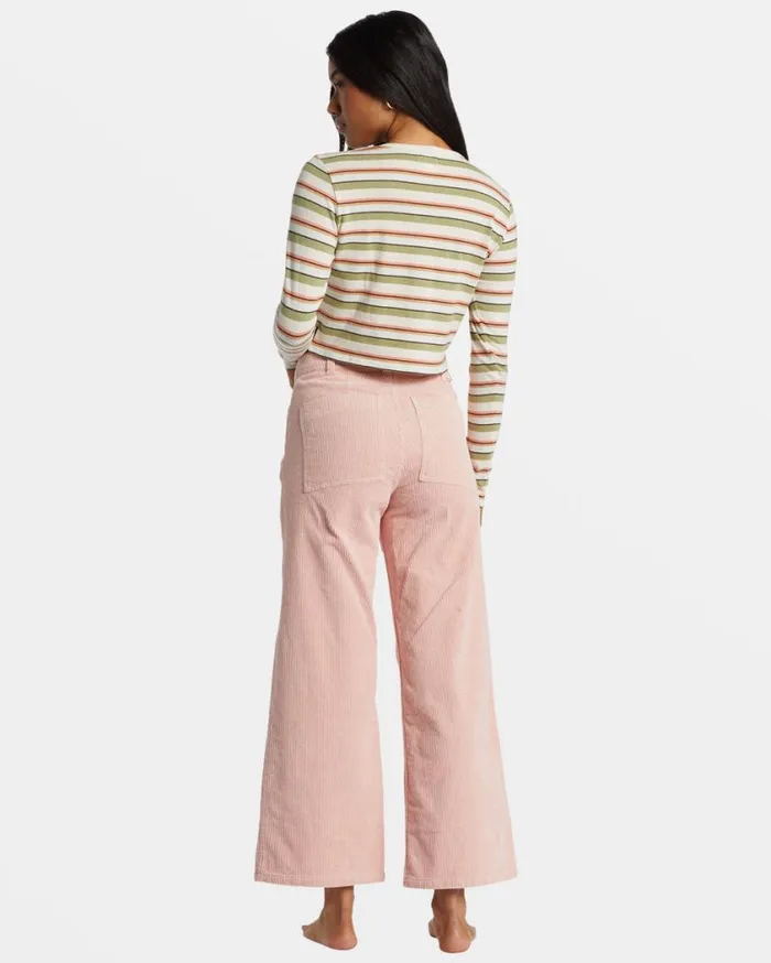 Billabong Be Free Corduroy Pants Dusty Peach Womens Jeans and Pants