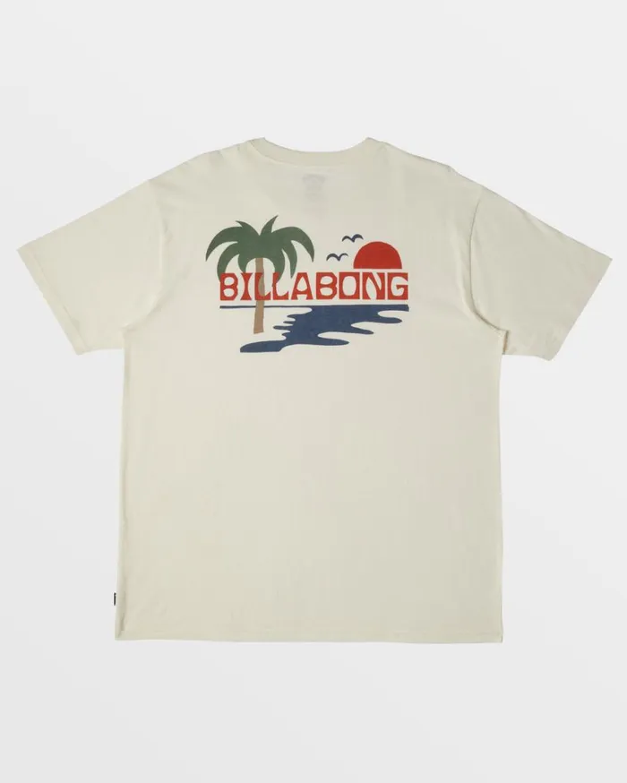 Billabong Beach Club TShirt Off White Mens TShirts