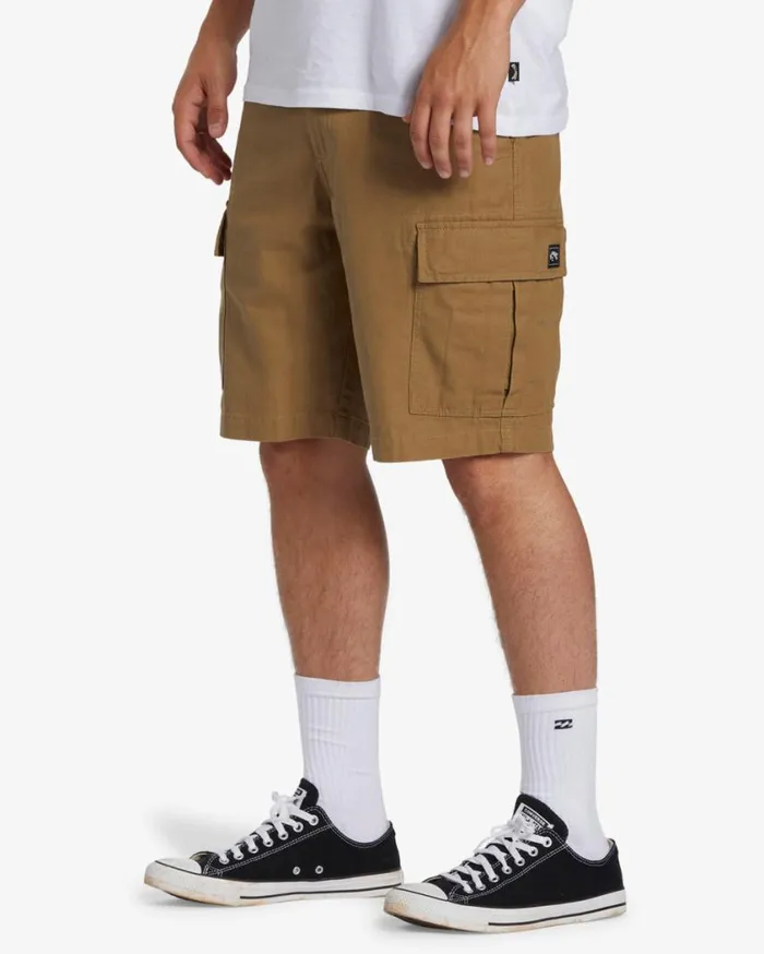 Billabong Combat Cargo Shorts Light Khaki Mens Shorts Billabong Combat Cargo Shorts Light Khaki Mens Shorts