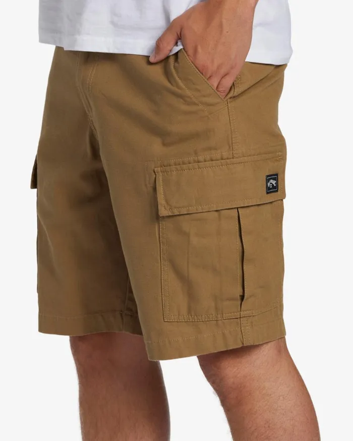 Billabong Combat Cargo Shorts Light Khaki Mens Shorts Billabong Combat Cargo Shorts Light Khaki Mens Shorts