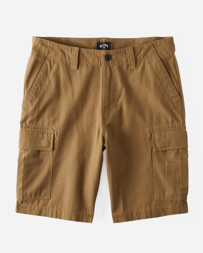 Billabong Combat Cargo Shorts Light Khaki Mens Shorts Billabong Combat Cargo Shorts Light Khaki Mens Shorts