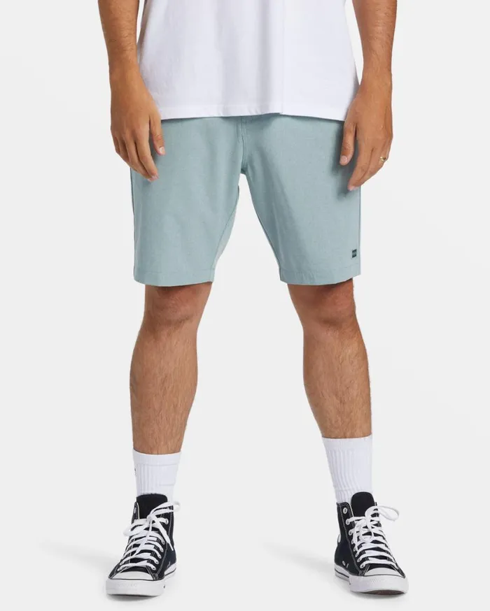 Billabong Crossfire Mid 19034 Hybrid Submersible Shorts Jade Stone Mens Shorts