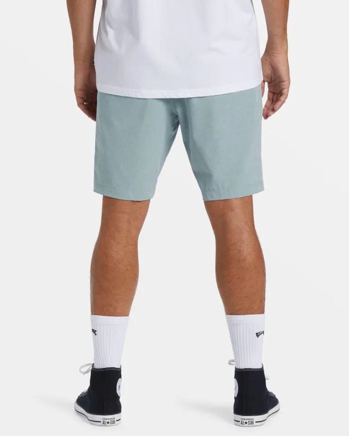 Billabong Crossfire Mid 19034 Hybrid Submersible Shorts Jade Stone Mens Shorts