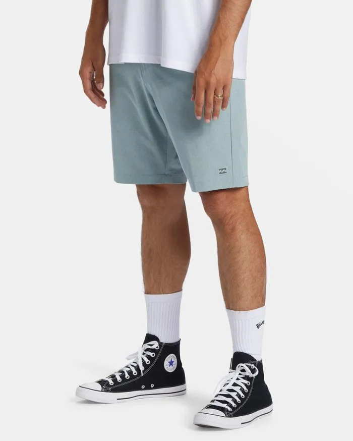 Billabong Crossfire Mid 19034 Hybrid Submersible Shorts Jade Stone Mens Shorts