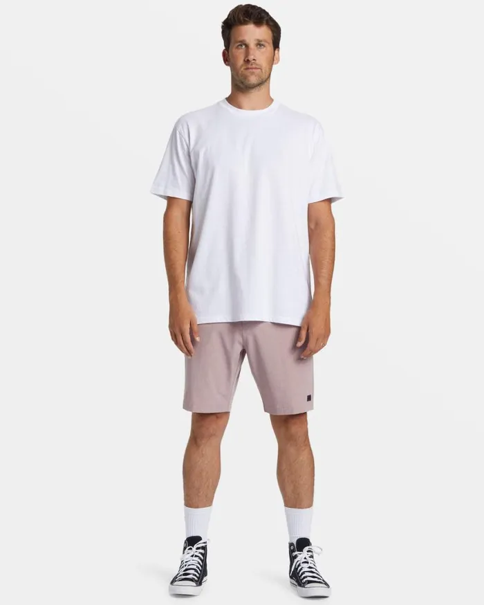 Billabong Crossfire Mid 19034 Hybrid Submersible Shorts Sangria Mens Shorts