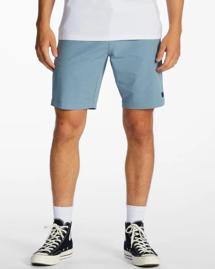 Billabong Crossfire Slub Submersible 19034 Shorts Washed Blue Mens Shorts
