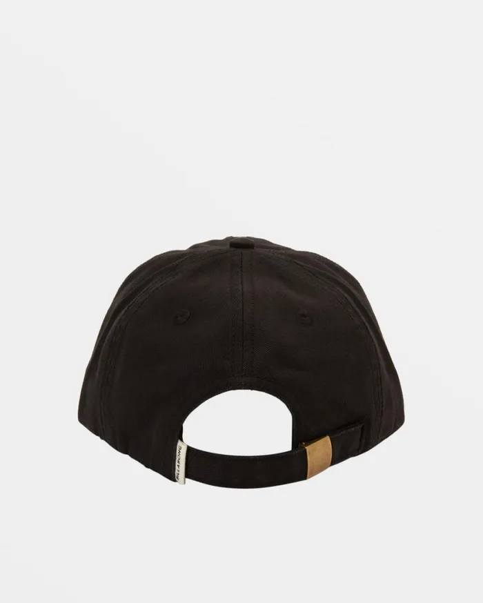 Billabong Dad Strapback Hat Black Sands Womens Hats and Beanies