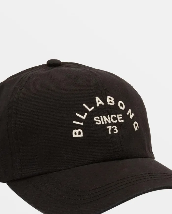 Billabong Dad Strapback Hat Black Sands Womens Hats and Beanies