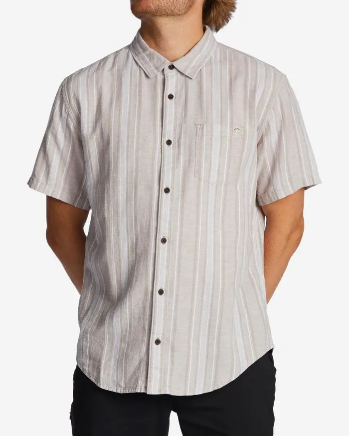 Billabong Daily Hemp Short Sleeve Shirt Chino Mens Shirts
