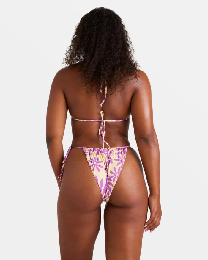 Billabong Deep Sea Daisy SideTie Skimpy Bikini Bottoms Multi Womens Bikinis Billabong Deep Sea Daisy SideTie Skimpy Bikini Bottoms Multi Womens Bikinis