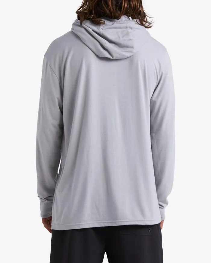 Billabong Eclipse Hooded Long Sleeve Surf TShirt Alloy Mens Knits Billabong Eclipse Hooded Long Sleeve Surf TShirt Alloy Mens Knits