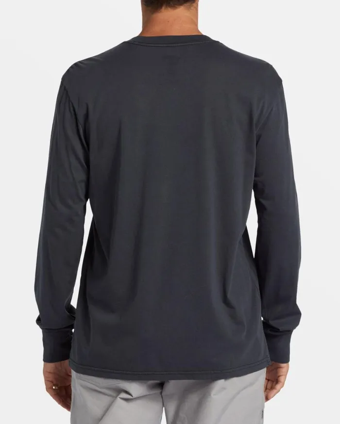 Billabong Essential Long Sleeve Tshirt Black Mens TShirts