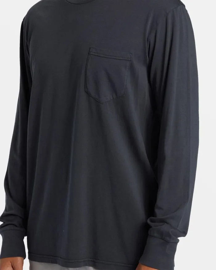 Billabong Essential Long Sleeve Tshirt Black Mens TShirts