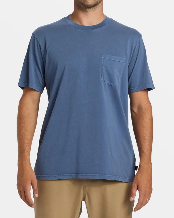 Billabong Essential TShirt Slate Blue Mens Essentials TShirts