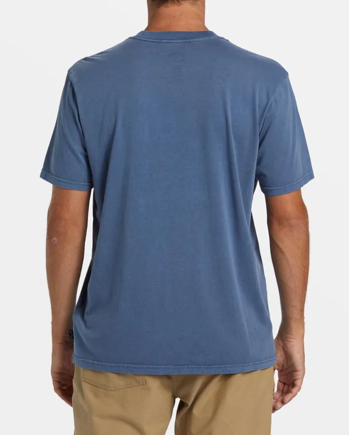 Billabong Essential TShirt Slate Blue Mens Essentials TShirts Billabong Essential TShirt Slate Blue Mens Essentials TShirts