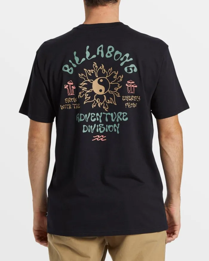 Billabong Flow TShirt Black Mens TShirts