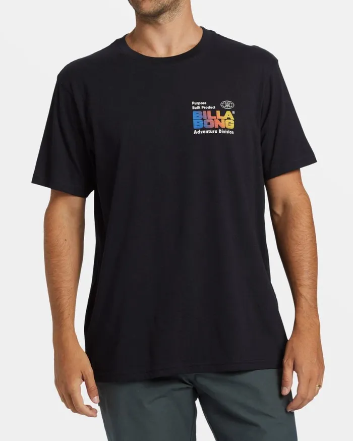 Billabong Global TShirt Black Mens TShirts Billabong Global TShirt Black Mens TShirts