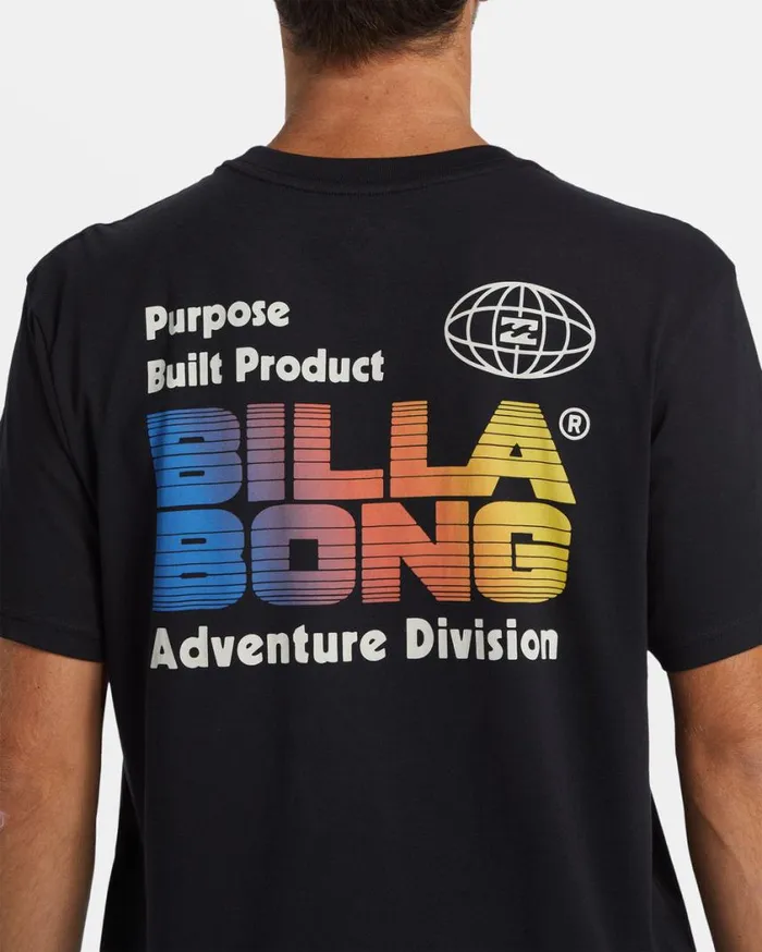 Billabong Global TShirt Black Mens TShirts Billabong Global TShirt Black Mens TShirts