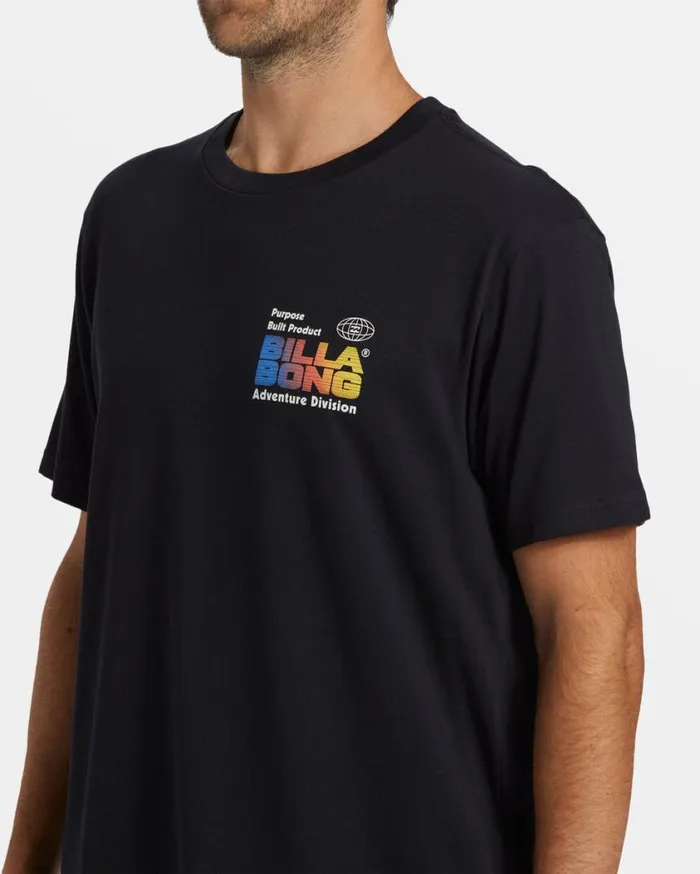 Billabong Global TShirt Black Mens TShirts Billabong Global TShirt Black Mens TShirts