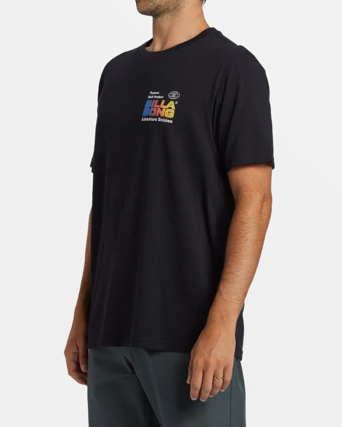 Billabong Global TShirt Black Mens TShirts Billabong Global TShirt Black Mens TShirts
