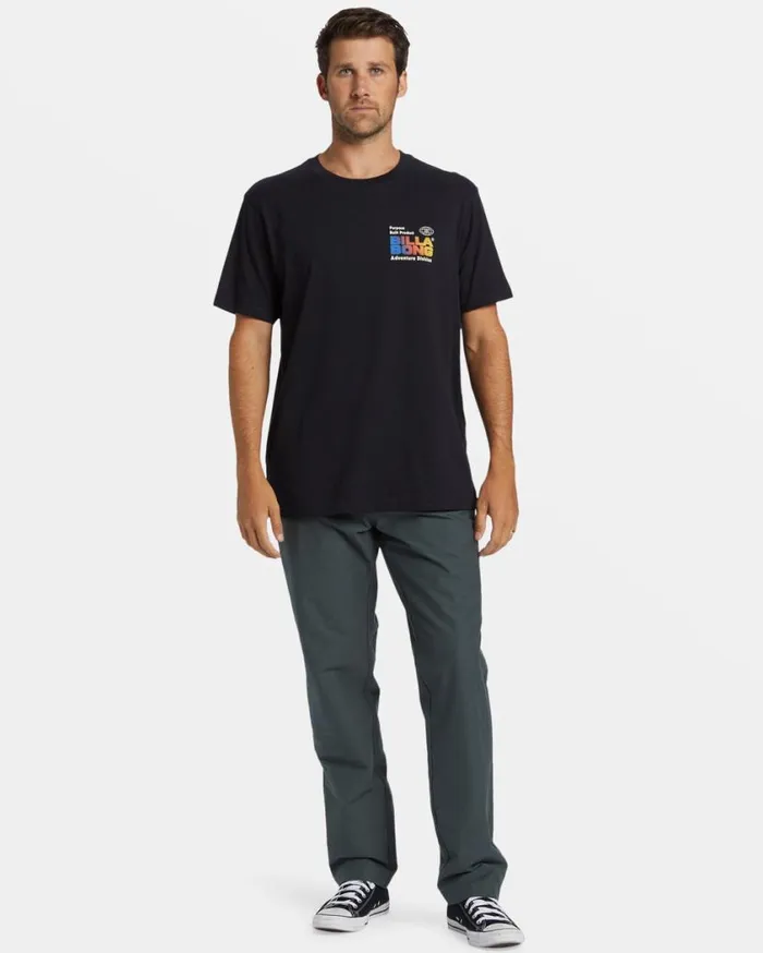 Billabong Global TShirt Black Mens TShirts Billabong Global TShirt Black Mens TShirts