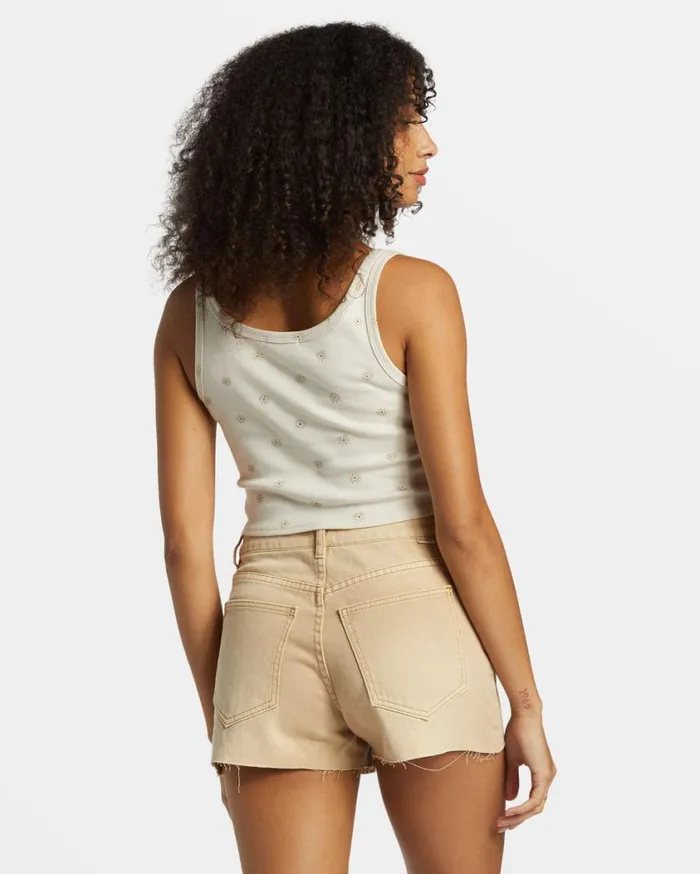 Billabong High Tides Denim Shorts Khaki Womens Shorts Billabong High Tides Denim Shorts Khaki Womens Shorts