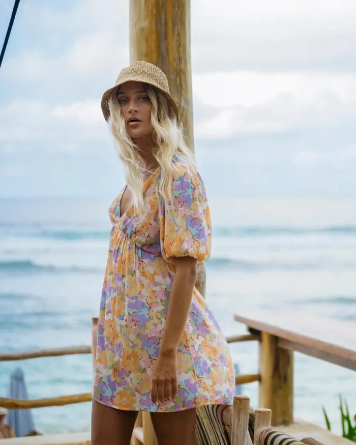 Billabong Holiday Hat Bucket Hat Whiskey Womens Beach Accessories